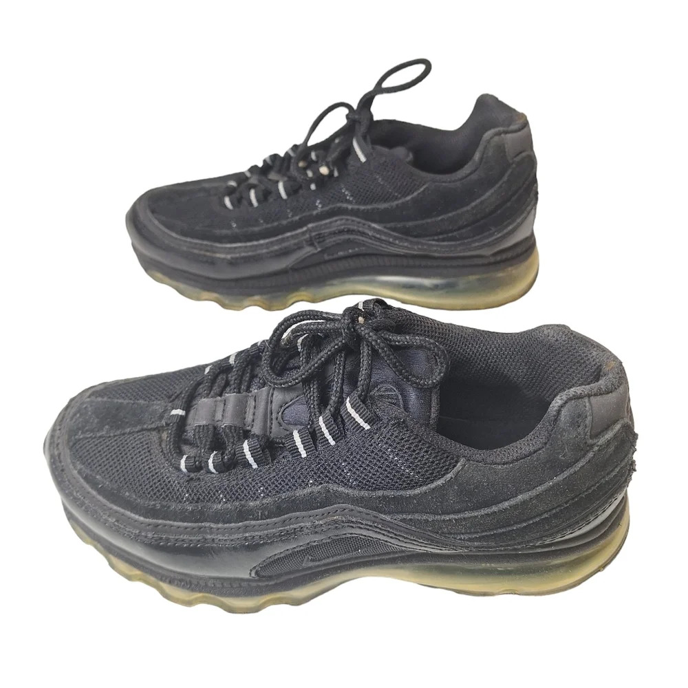 Nike‎ Air Max 24/7 4 Youth Women 5.5 Black Athletic 360 Running Shoes 401257-006